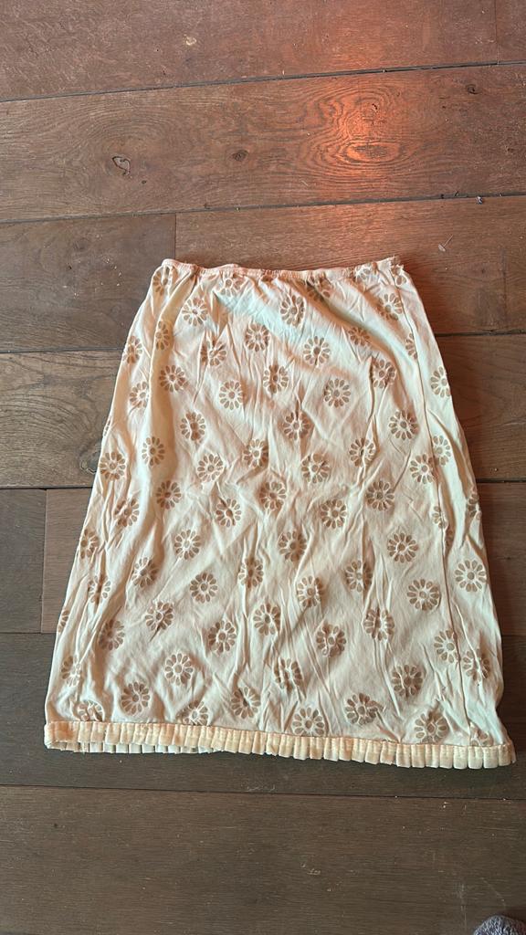 Mooi rokje van La Fée Maraboutée, zgan, maat S, Kleding | Dames, Rokken, Beige, Ophalen of Verzenden, Zo goed als nieuw, Maat 36 (S)