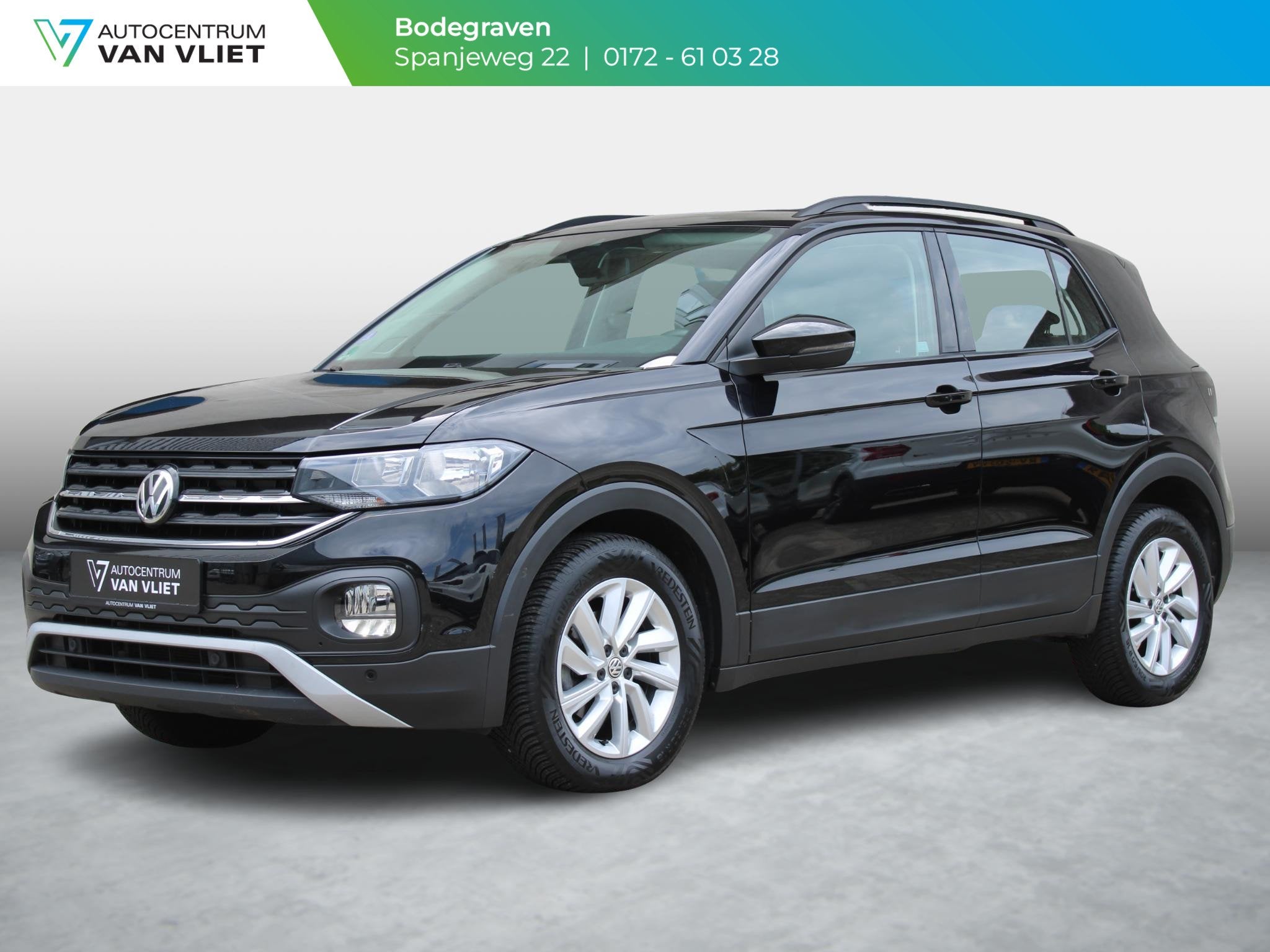 Volkswagen T-Cross 1.0 TSI Style | ADAPTIEVE CRUISE CONTROL, Auto's, Volkswagen, 12 maanden, Gebruikt, Zwart, 630 kg
