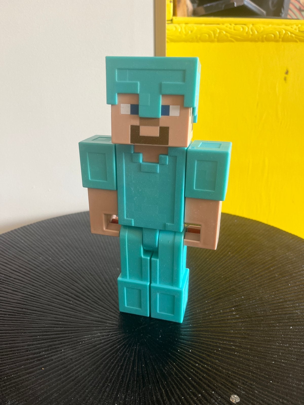Minecraft Steve actiefiguur met diamant harnas, Ophalen of Verzenden, Nieuw