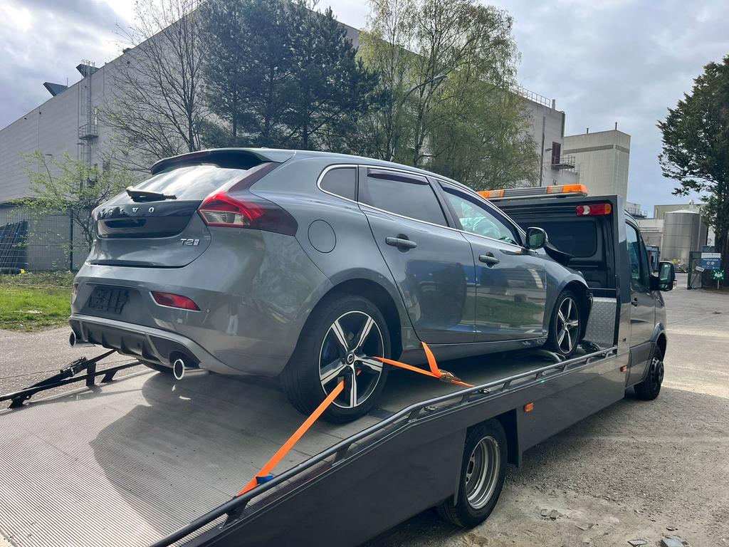 Volvo V40 R-design T2 2.0 90KW | Belgische auto, Auto diversen, Schadeauto's, Ophalen, Handgeschakeld, Volvo, Zilver of Grijs