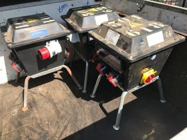3 x 380 Volt verdeelkastjes i.z.g.st. zwerfkasten, Ophalen, Gebruikt, Overige typen
