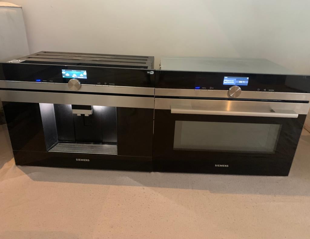 Siemsns Combi oven magnetron + koffiezetapparaat, Ophalen, Zo goed als nieuw