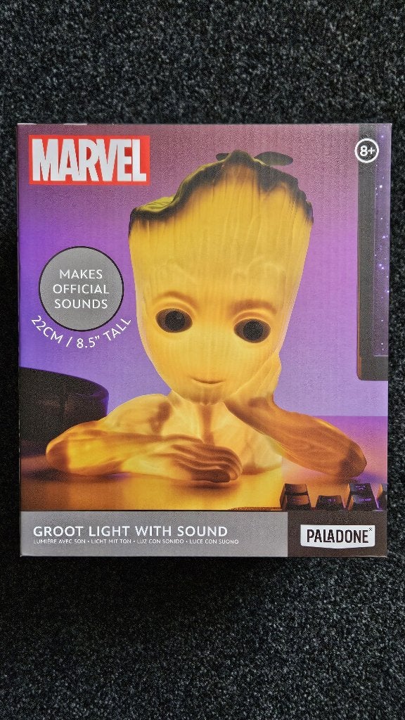 Groot - Lamp met geluid - Marvel - Guardians of the Galaxy, Ophalen of Verzenden, Nieuw, Film, Gebruiksvoorwerp