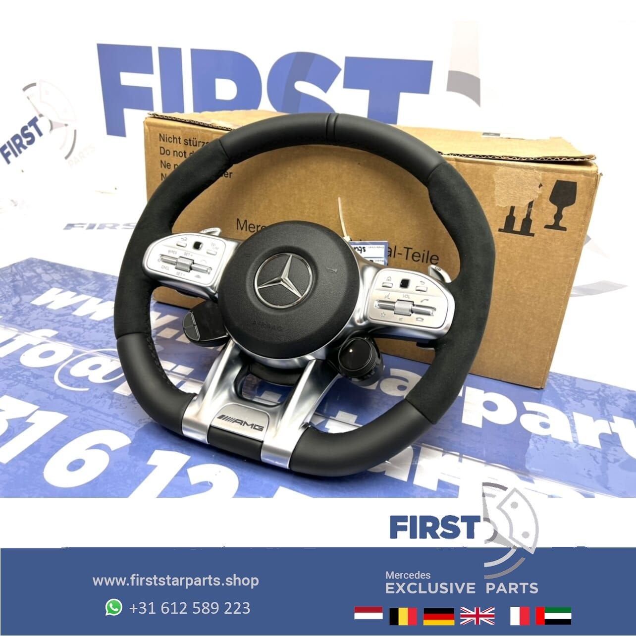 2022 AMG STUUR + AIRBAG A45 CLA45 C63 E63 GLC63 GLE63 GT63 G, Gebruikt, -, Ophalen of Verzenden, -