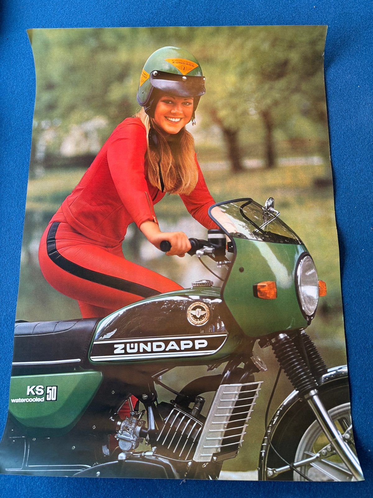 Zundapp groot formaat poster nos, Verzenden, Zo goed als nieuw, Overige typen