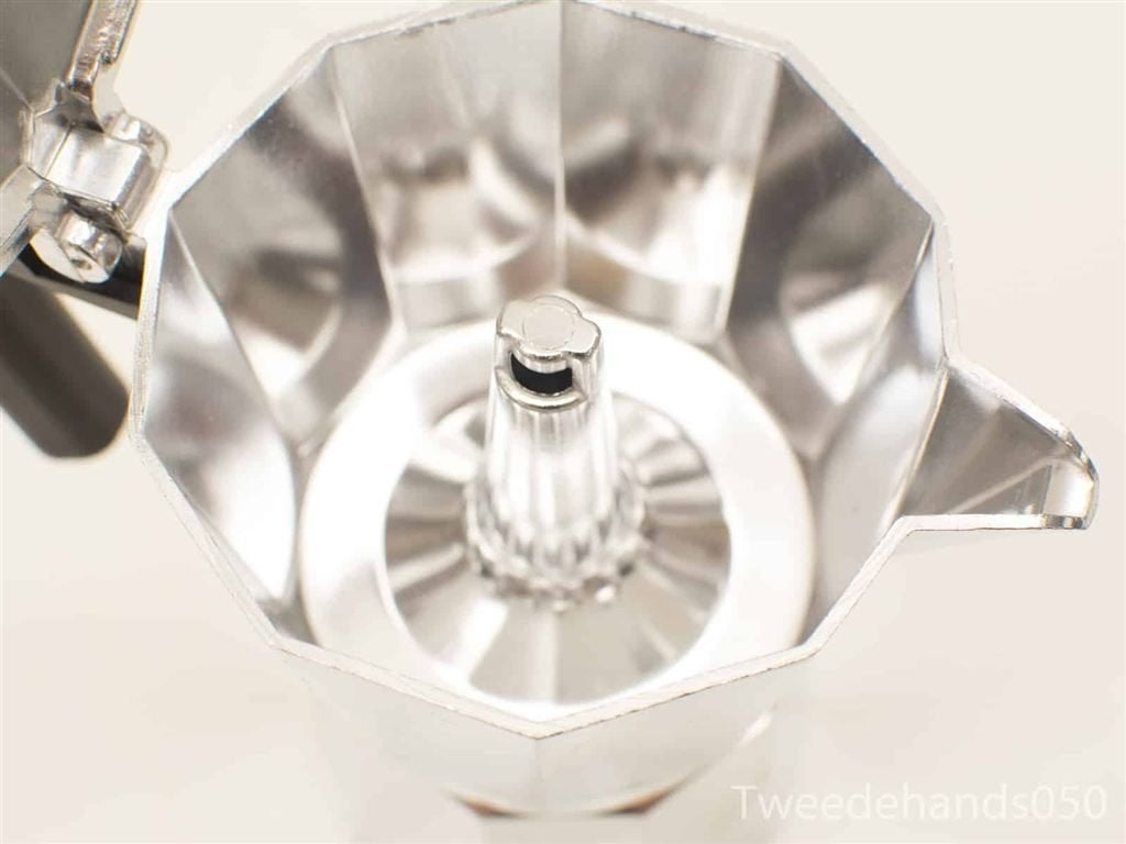vintage aluminium koffiepot 21162, Ophalen of Verzenden, Gebruikt