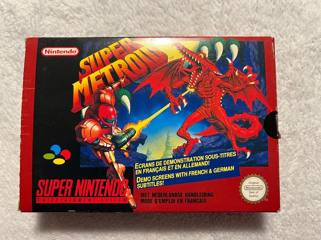 Super Metroid, Spelcomputers en Games, Games | Nintendo Super NES, Avontuur en Actie, 1 speler, Ophalen of Verzenden, Zo goed als nieuw