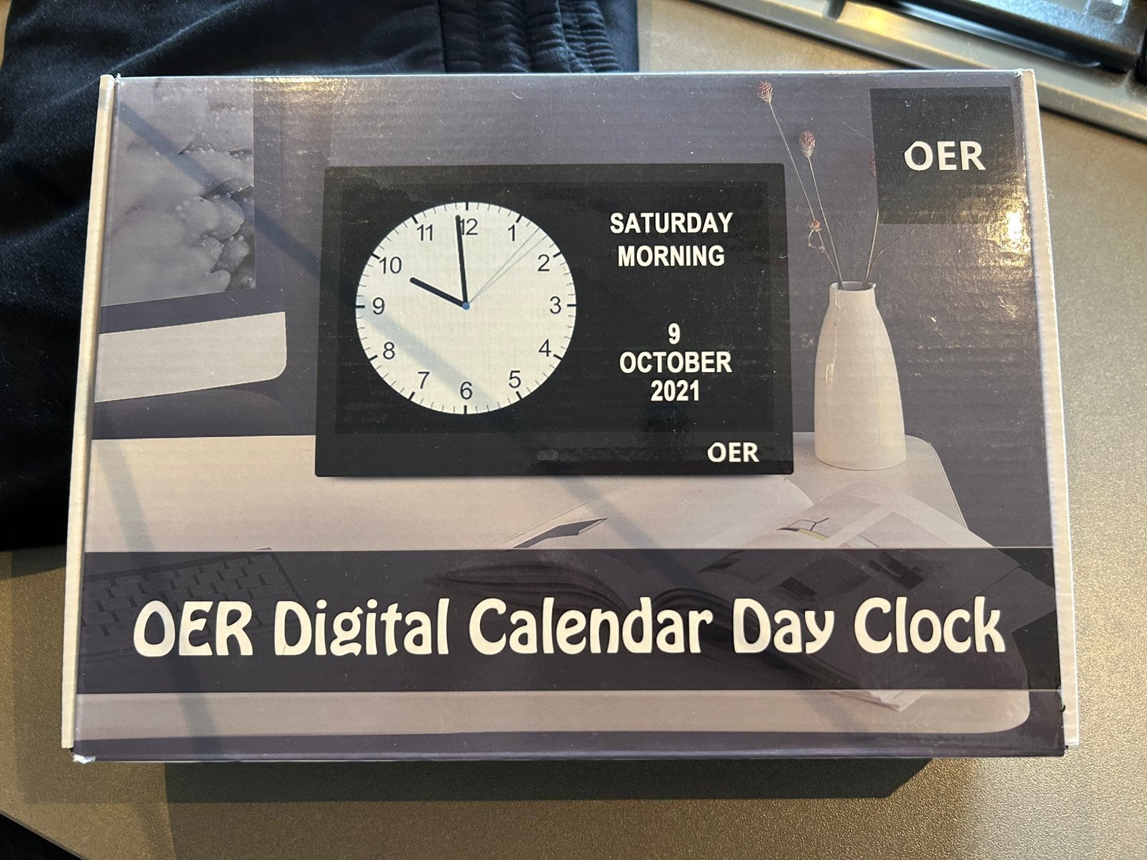 OER digi klok kalender 10 inch wifi functie dementie/ouderen, Huis en Inrichting, Woonaccessoires | Klokken, Ophalen of Verzenden