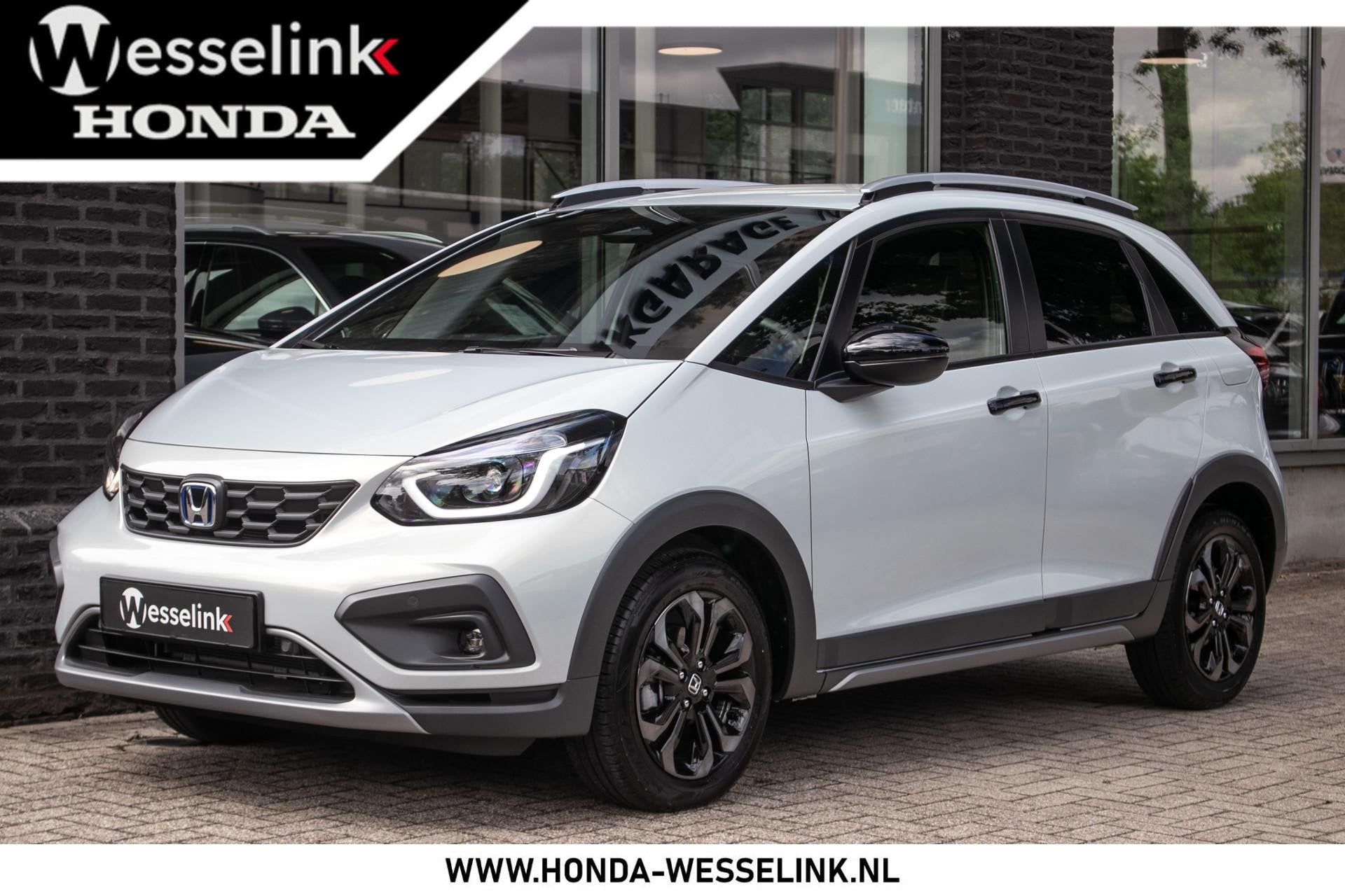 Honda Jazz 1.5 e:HEV Advance Crosstar | Honda Sensing | Appl, Auto's, Honda, Euro 6, Leder en Stof, 122 pk, Bedrijf