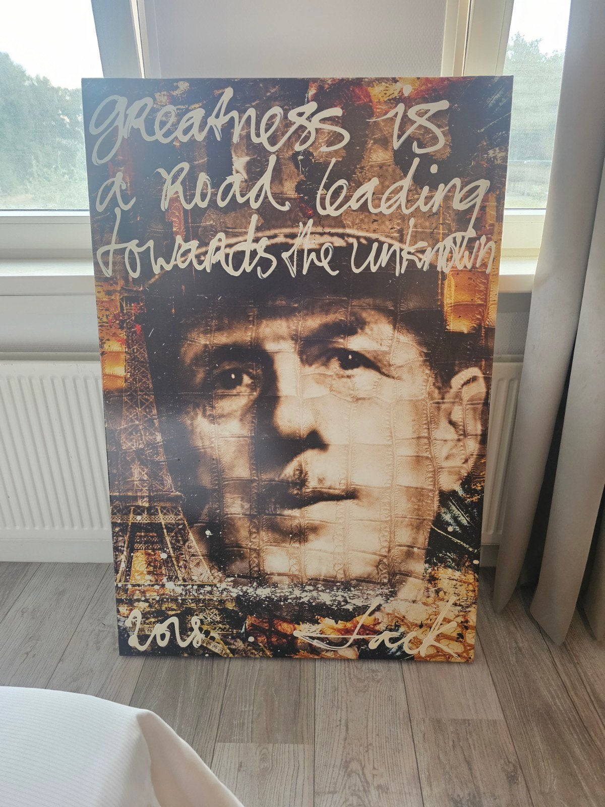 Origineel JacksArt kunstwerk – De Gaulle, Ophalen