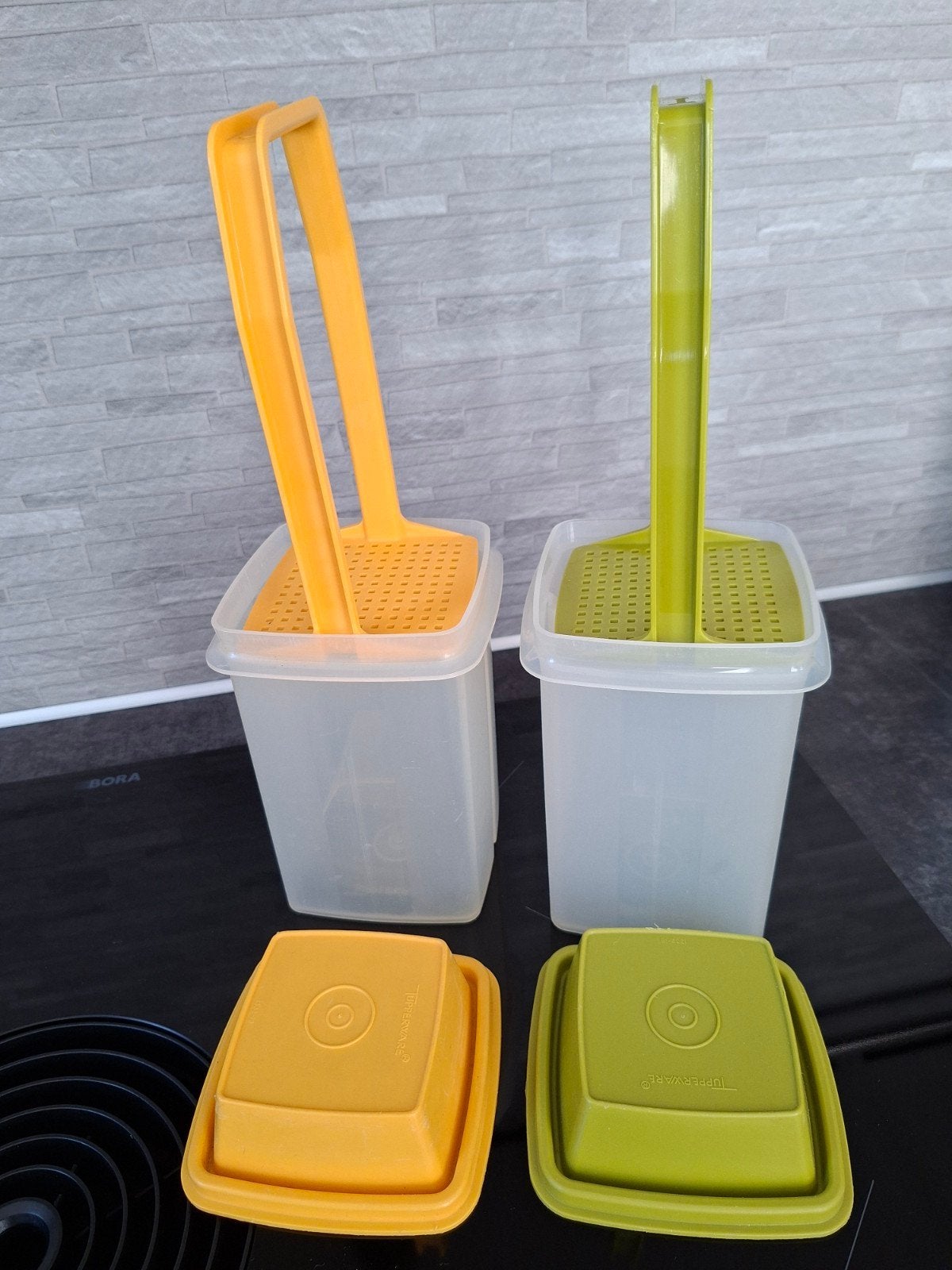 Tupperware zuurpot in 2 kleuren P.STUK, Ophalen of Verzenden, Gebruikt, Overige typen