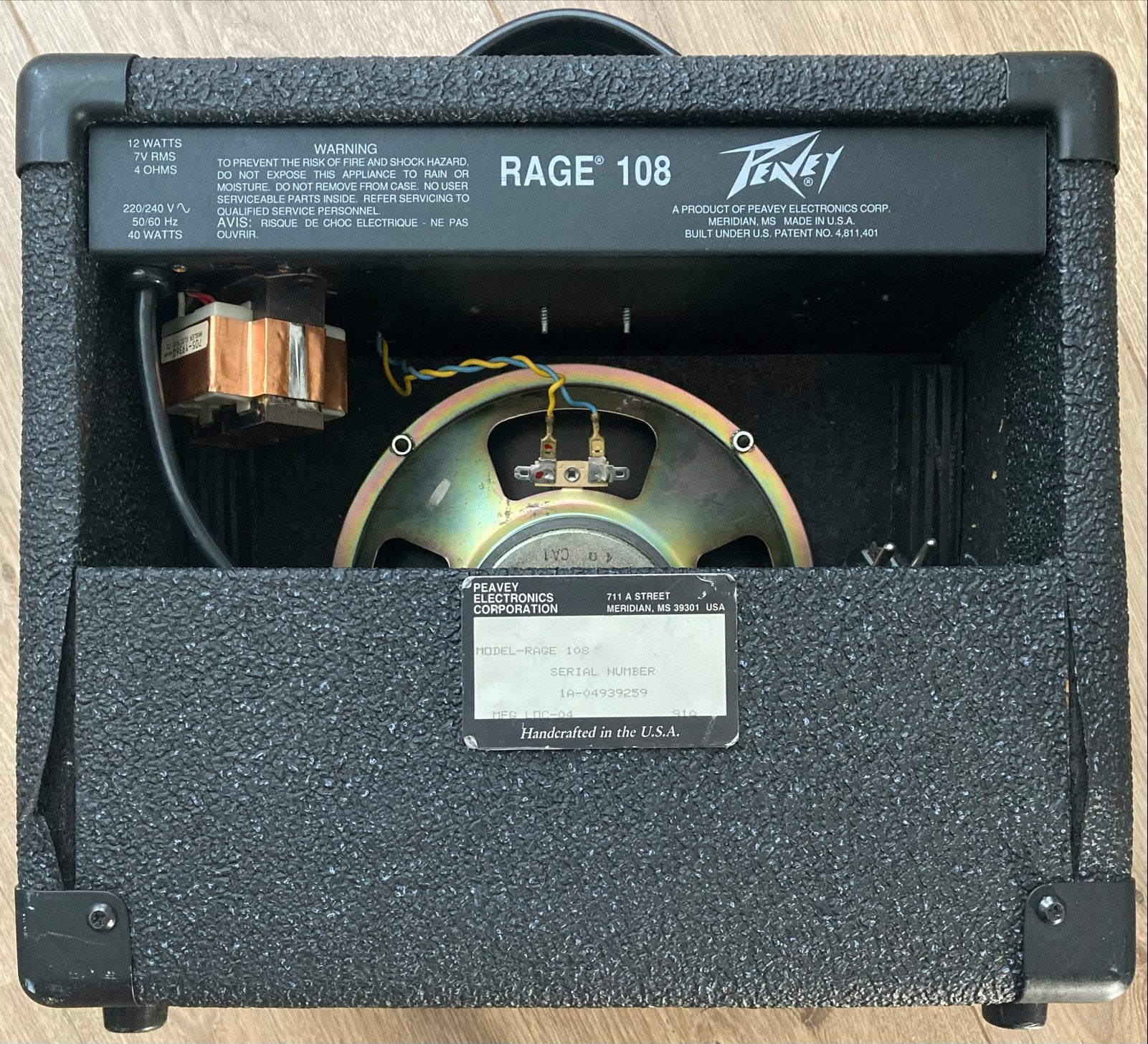 Peavey Rage 108 Gitaarversterker, Muziek en Instrumenten, Versterkers | Bas en Gitaar, Ophalen, Gebruikt, Gitaar, Minder dan 50 watt