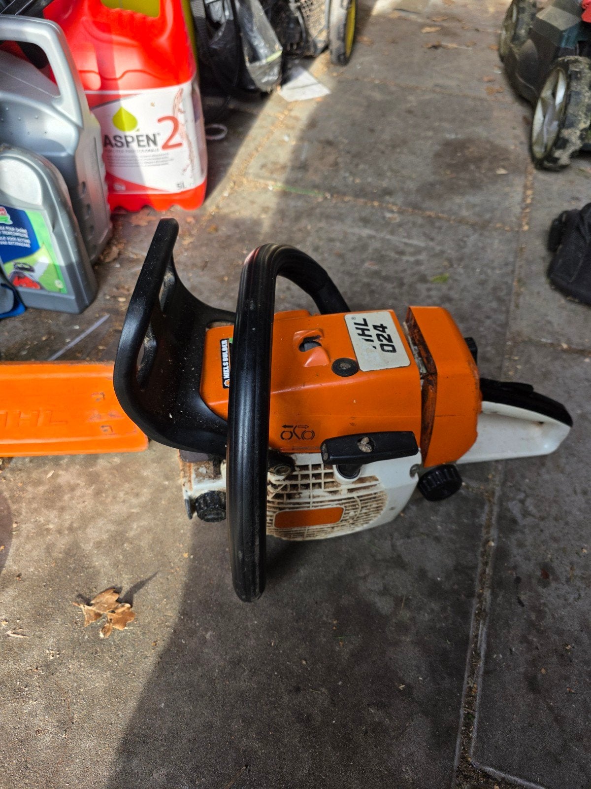 Stihl 024 Kettingzaag - Krachtige en Betrouwbare Zaag, Stihl, Gebruikt, 70 mm of meer, Kettingzaag