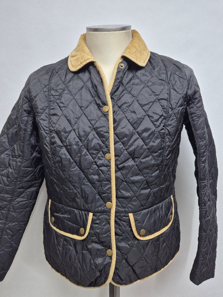 Barbour 'Vintage Quilt' dames zome jas 42, Barbour, Zwart, Maat 42/44 (L), Ophalen of Verzenden