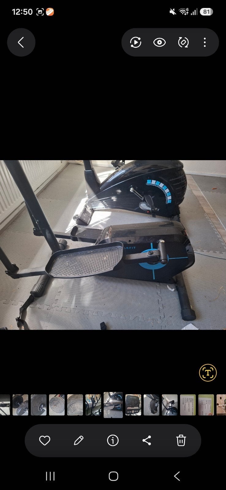 Crosstrainer, Ophalen, Zo goed als nieuw, Crosstrainer