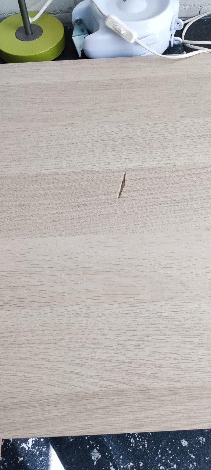 Ikea lagkapten bureaublad 60x120 cm beschadigd gratis, Doe-het-zelf en Verbouw, Platen en Panelen, Ophalen