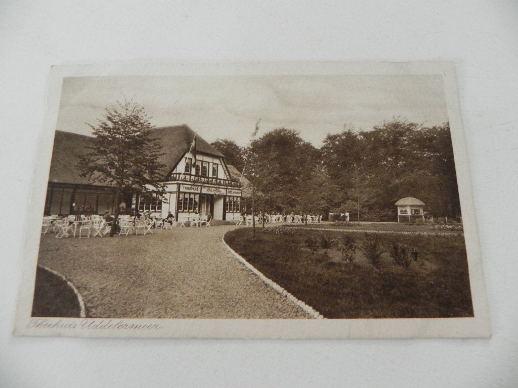Ansicht Theehuis Uddelermeer, Ophalen of Verzenden, 1920 tot 1940, Gelopen, Gelderland