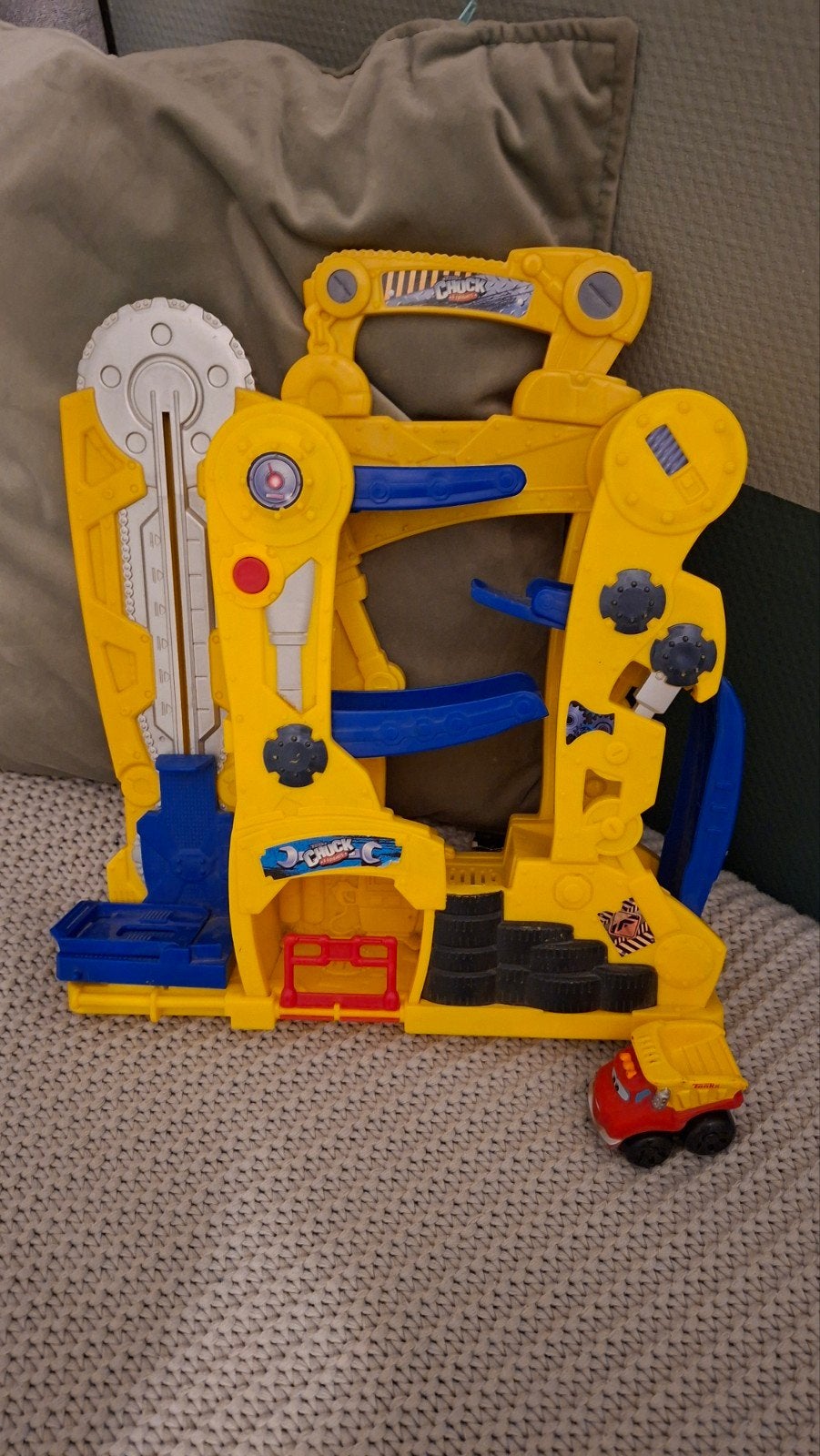 Chuck & Friends speelset met kiepwagen, Ophalen, Gebruikt, Jongen of Meisje
