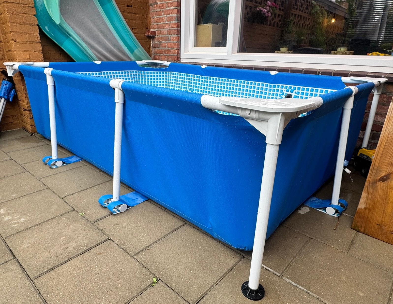 Intex zwembad incl. pomp., Ophalen, Minder dan 80 cm, Opzetzwembad, Rechthoekig