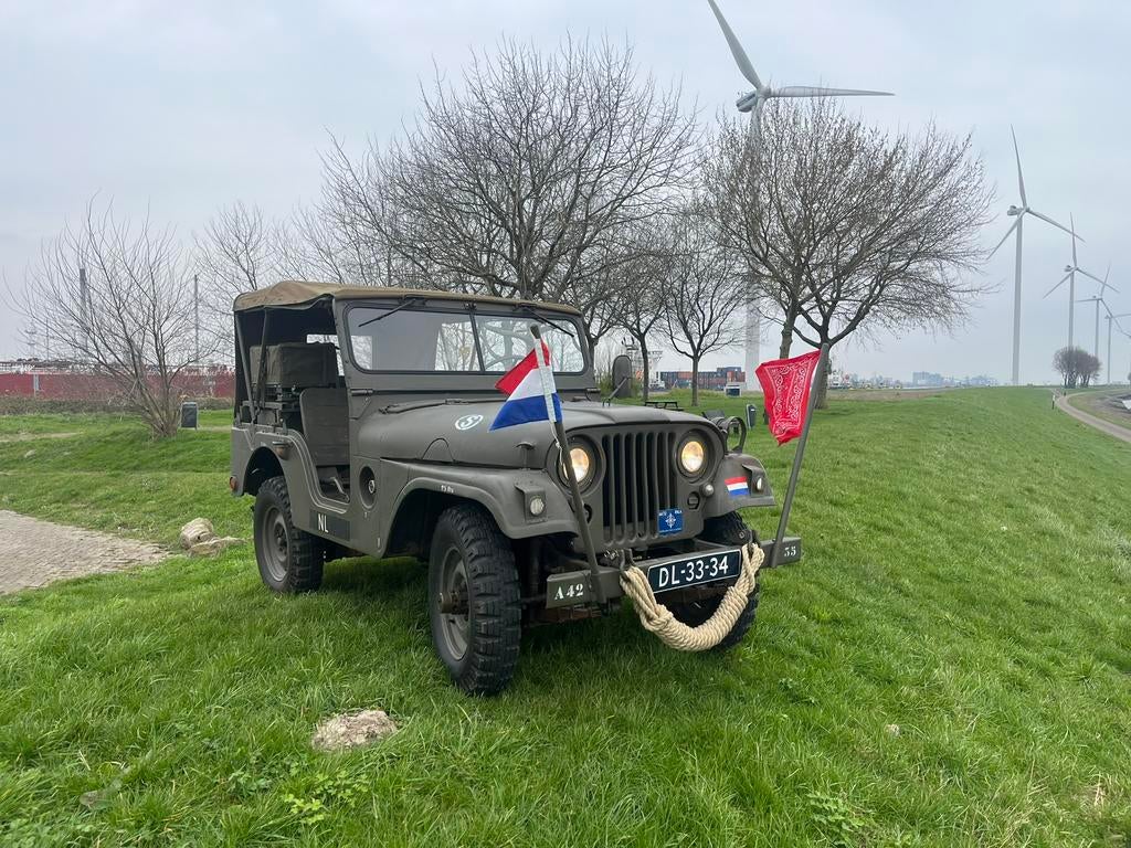 Nekaf  m38a1 1956 Gereviseerde motor en bak, Auto's, 4 cilinders, Particulier, 75 pk, Geïmporteerd
