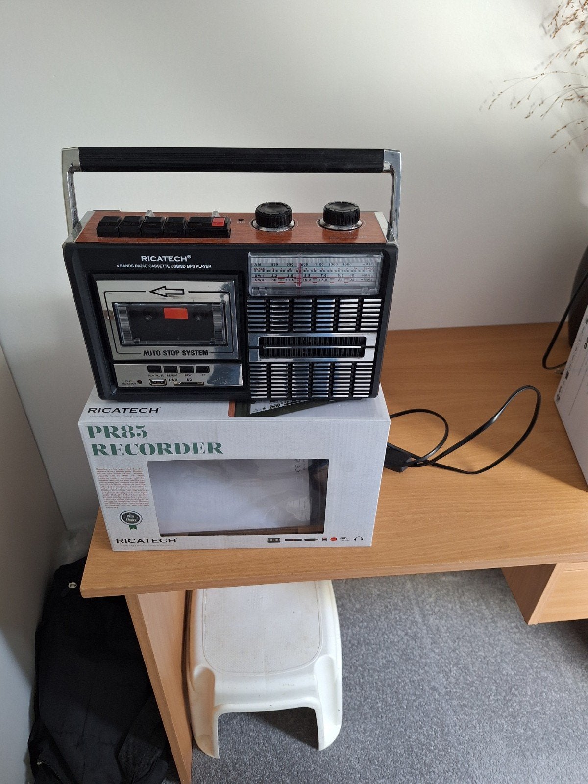 Radio, Casette speler, Ophalen, Gebruikt