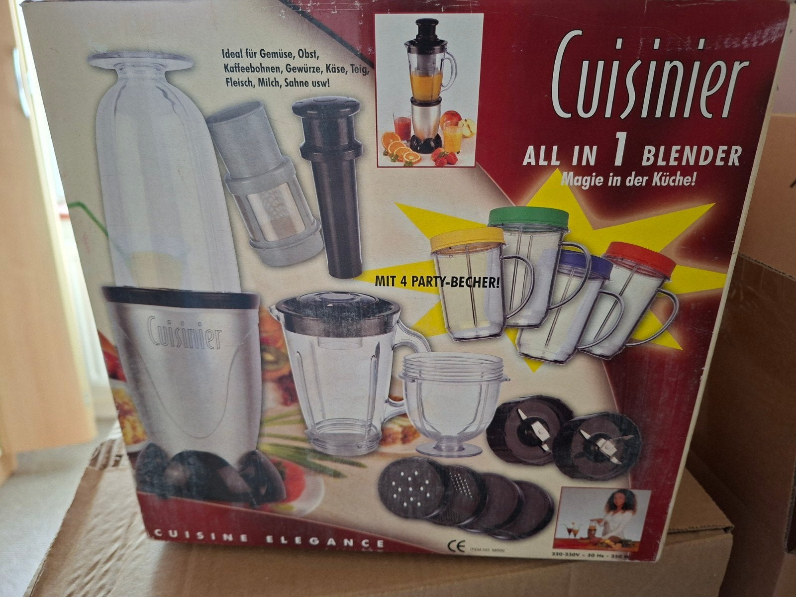 Cuisinier All in 1 Blender - Magie in de Keuken!, Nieuw, Ophalen of Verzenden, Vaatwasserbestendig, Minder dan 1 liter