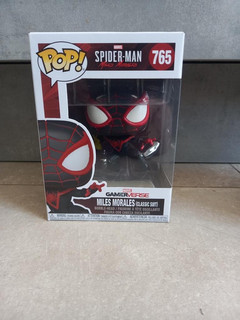 Funko pop Spider-man Miles Morales classic suit, Ophalen of Verzenden