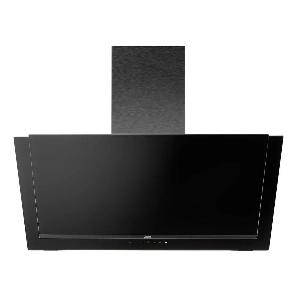 ATAG 80cm Premium Afzuigkap - 730m3 - Black Steel - Topstaat, Witgoed en Apparatuur, Afzuigkappen, Gebruikt, Wandschouwkap, Motor