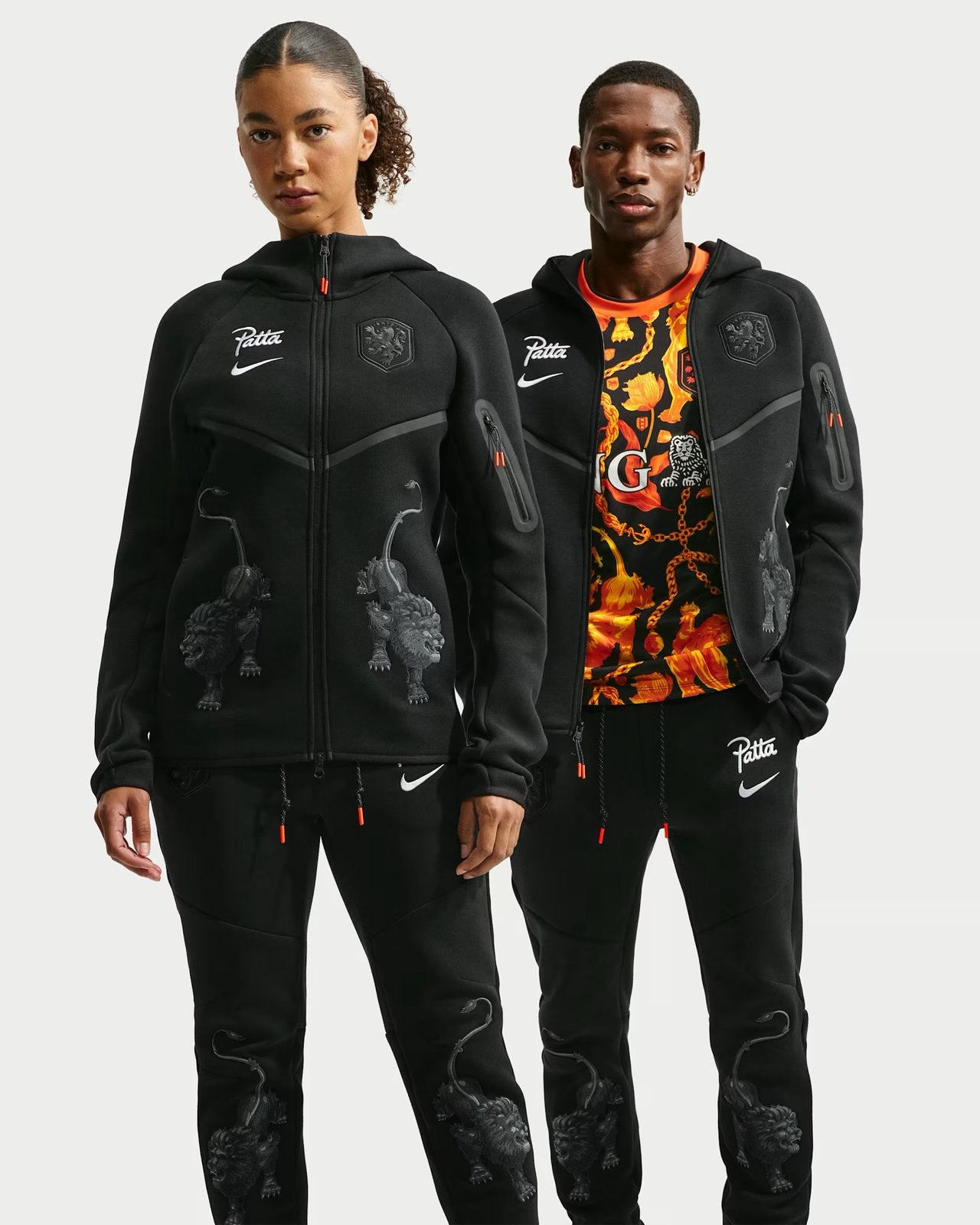 Nike x Patta Tech Fleece Pak Maat M - Nieuw, Ophalen of Verzenden, Nieuw, Maat 48/50 (M), Zwart