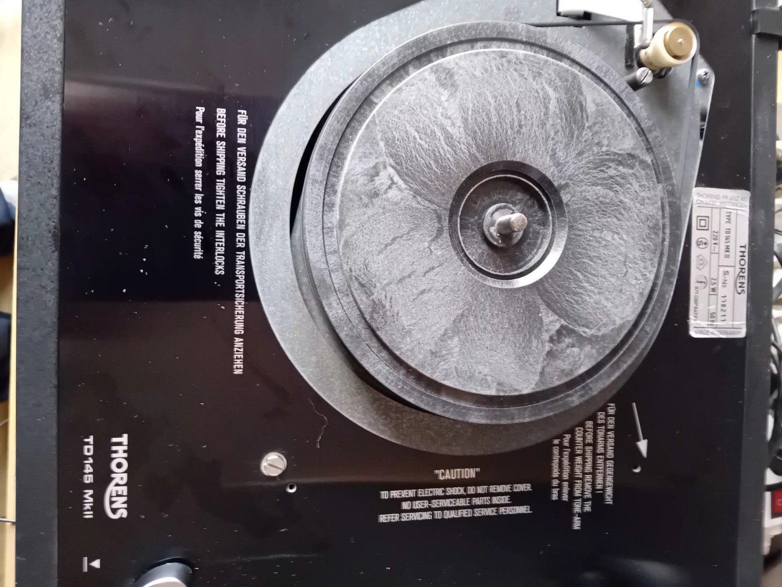 Thorens TD 145 Platenspeler - Recent onderhoud gehad, Ophalen, Gebruikt, Platenspeler, Thorens