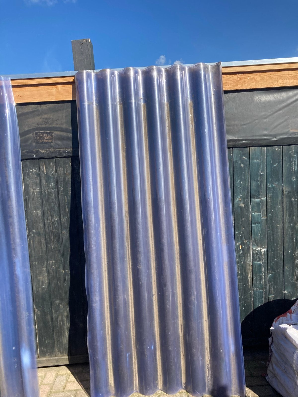 Gebruikte heldere polyester golfplaten, Ophalen, Gebruikt, Overige materialen