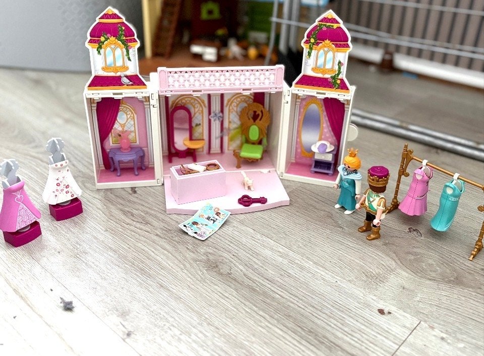 Playmobil Prinsessen Meeneem Set - Kasteel met Figuren, Kinderen en Baby's, Speelgoed | Playmobil, Gebruikt, Gebouw, Complete set