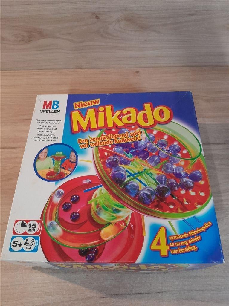 Mikado met vallende knikkers - s5705, Hobby en Vrije tijd, Gezelschapsspellen | Bordspellen, Verzenden, Zo goed als nieuw