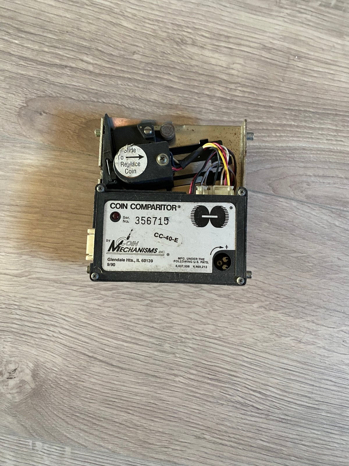 Coin Comparitor CC-40-E Muntmechanisme, Ophalen of Verzenden, Gebruikt, Flipperkast
