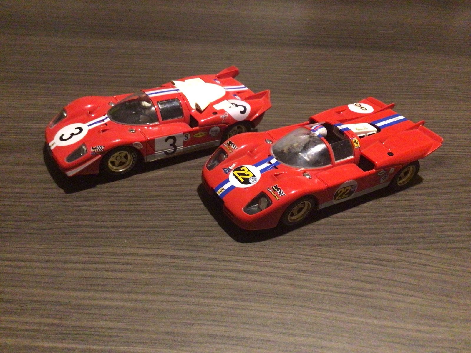 Fly Ferrari 512S 2x incl. nieuwe bodemplaat, Ophalen of Verzenden, Gebruikt