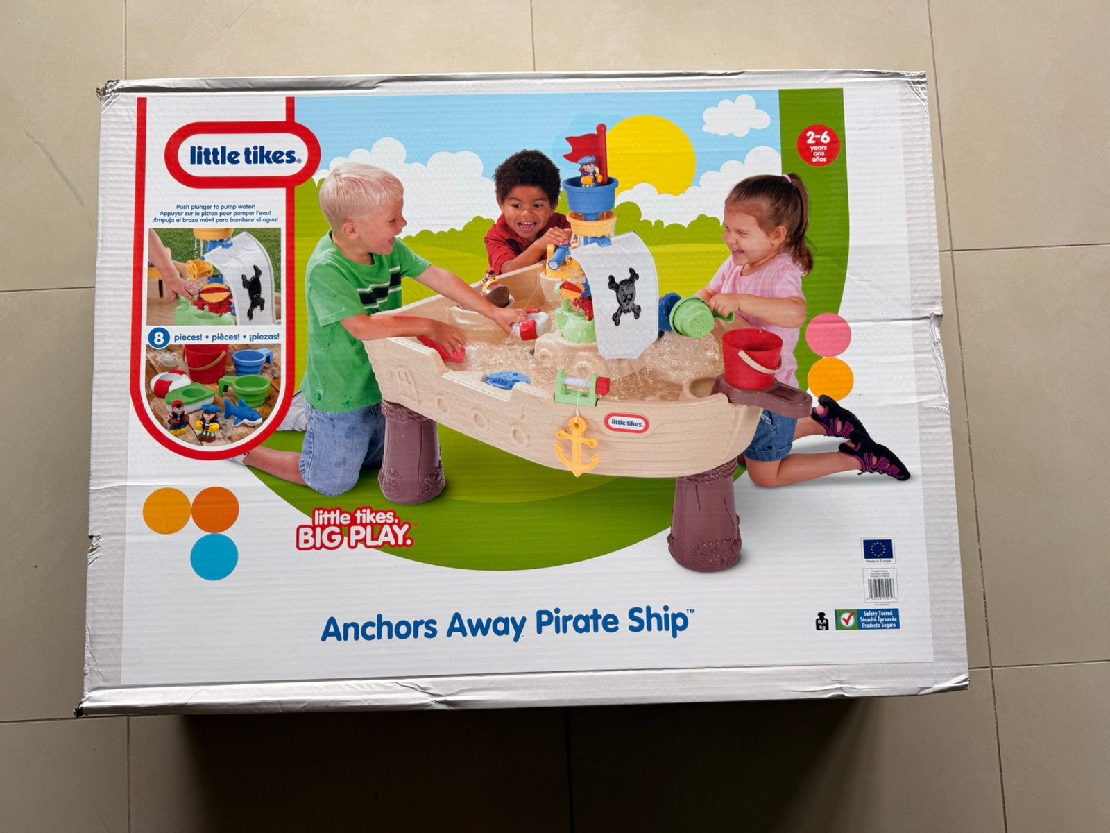 ‍️ Little Tikes Anchors Away Pirate Ship watertafel, Ophalen of Verzenden, Nieuw, Overige typen, Bewegende onderdelen