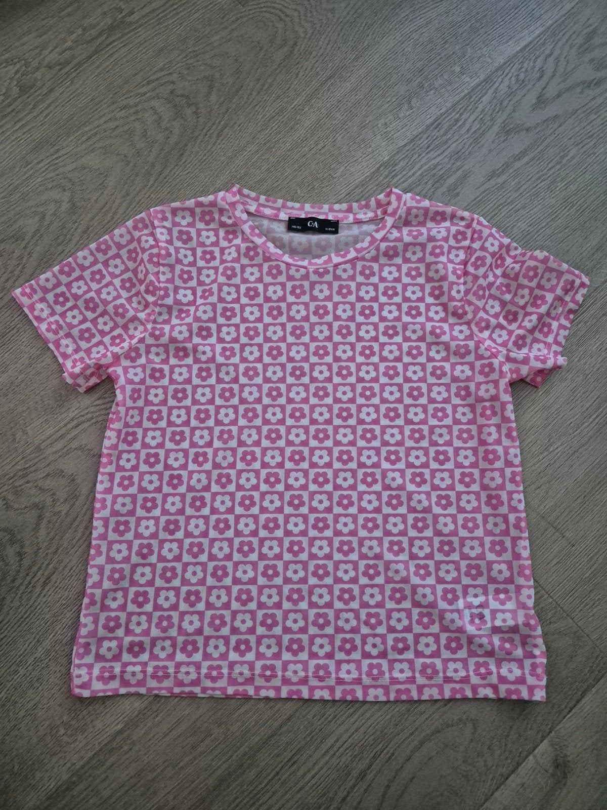 Doorzichtige top maat 146/152, Kinderen en Baby's, Kinderkleding | Maat 146, Ophalen of Verzenden, Zo goed als nieuw, Meisje, Shirt of Longsleeve