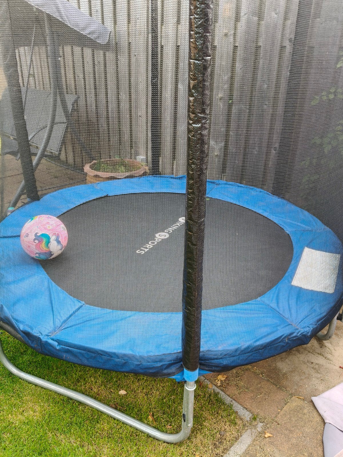 Trampoline, Kinderen en Baby's, Speelgoed | Buiten | Trampolines, Ophalen, Gebruikt