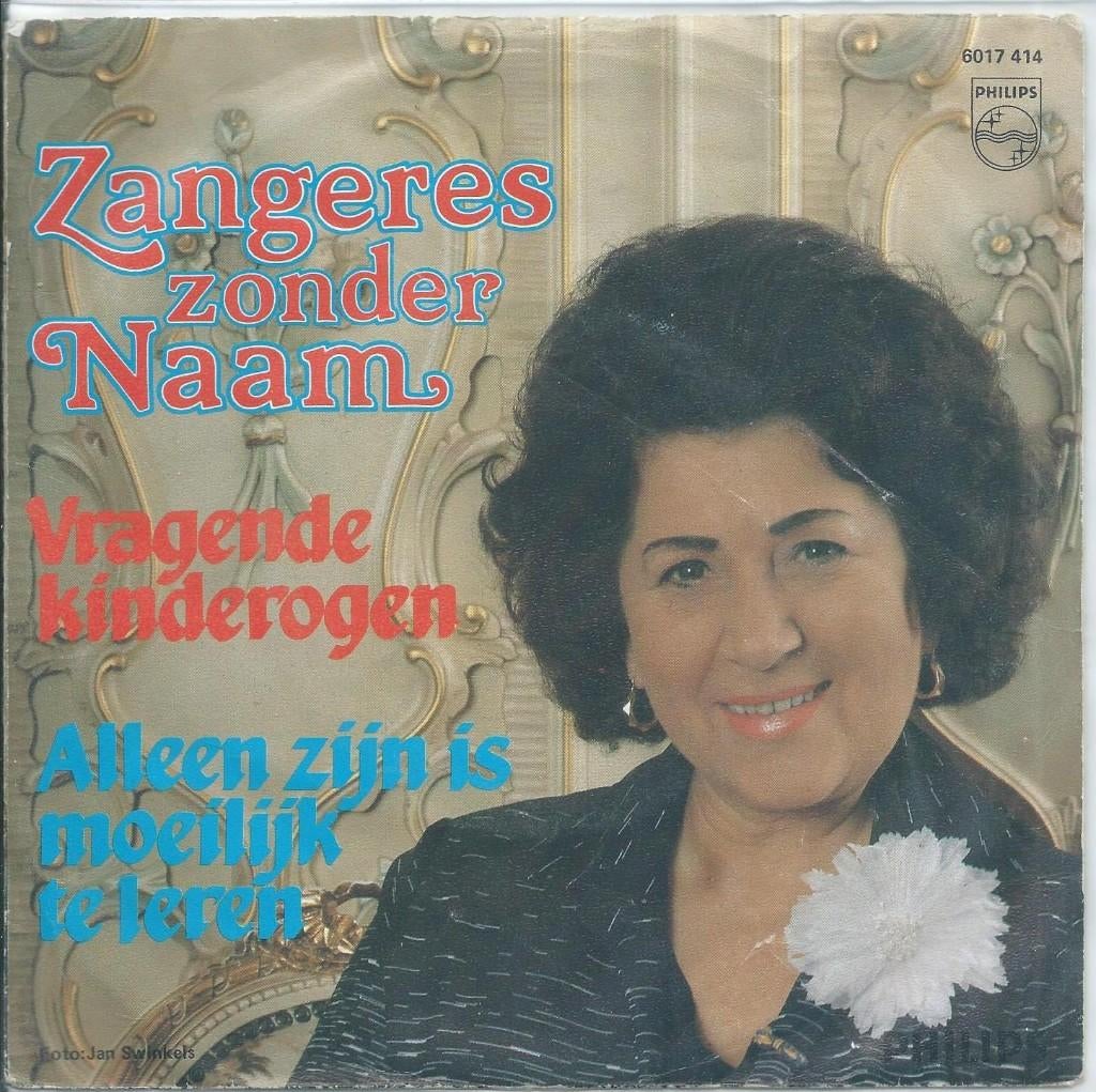 Vinyl Single Zangeres zonder Naam, Ophalen of Verzenden, Gebruikt, Nederlandstalig