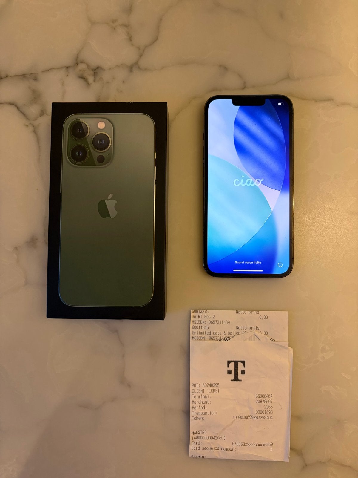 iPhone 13 Pro Groen 128 GB - Goede Staat, Telecommunicatie, Ophalen of Verzenden, IPhone 13 Pro, Groen, 128 GB
