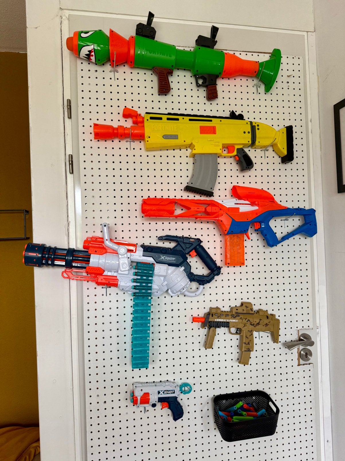 Nerf, Fortnite & X-Shot set – 6 stuks met veel pijltjes, Ophalen, Gebruikt