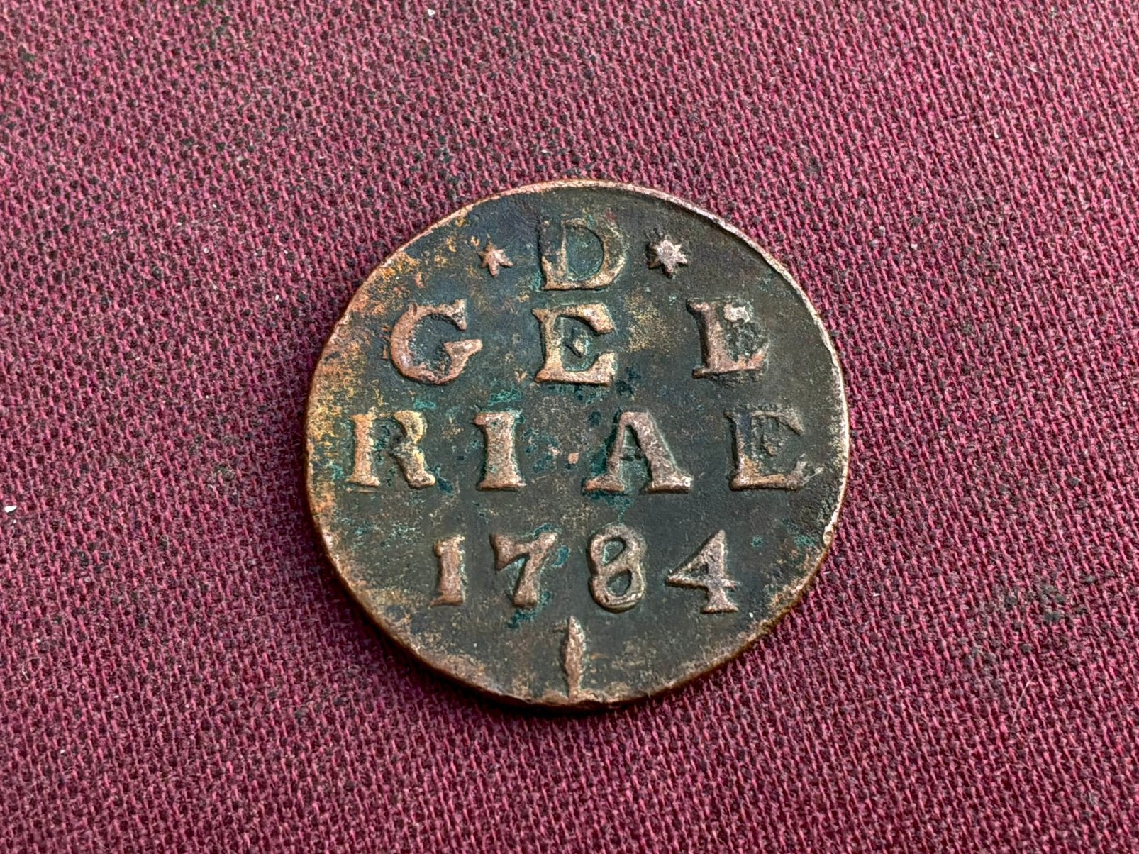 Duit 1784, Postzegels en Munten, Munten | Nederland, Ophalen of Verzenden, Vóór koninkrijk, Overige waardes