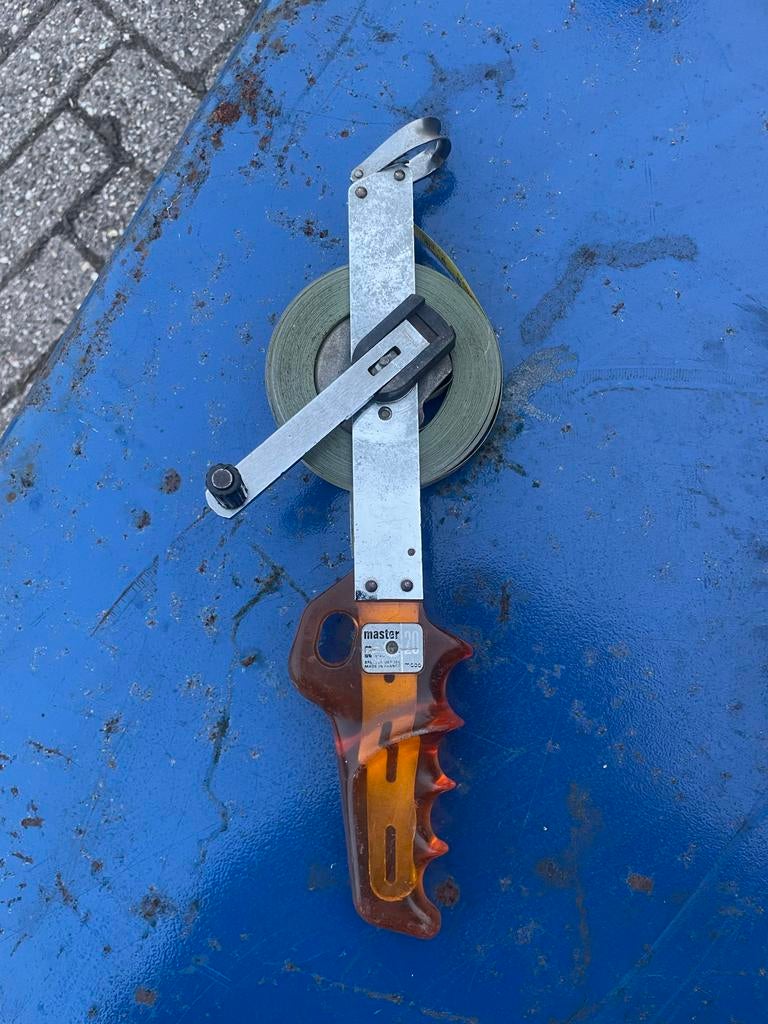 Masterlon meetlint - 20 meter - Made in France, Ophalen of Verzenden, Zo goed als nieuw