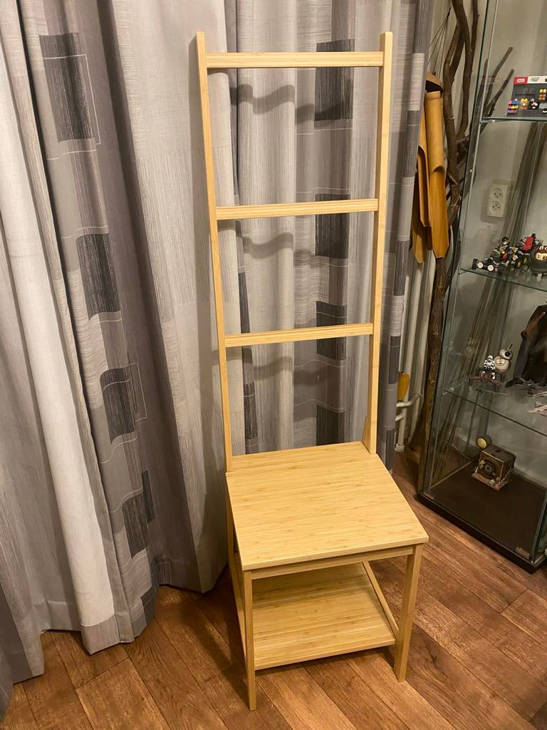 Houten Stoel met Ladder Design, Huis en Inrichting, Stoelen, Bruin, Nieuw, Ophalen of Verzenden, Eén