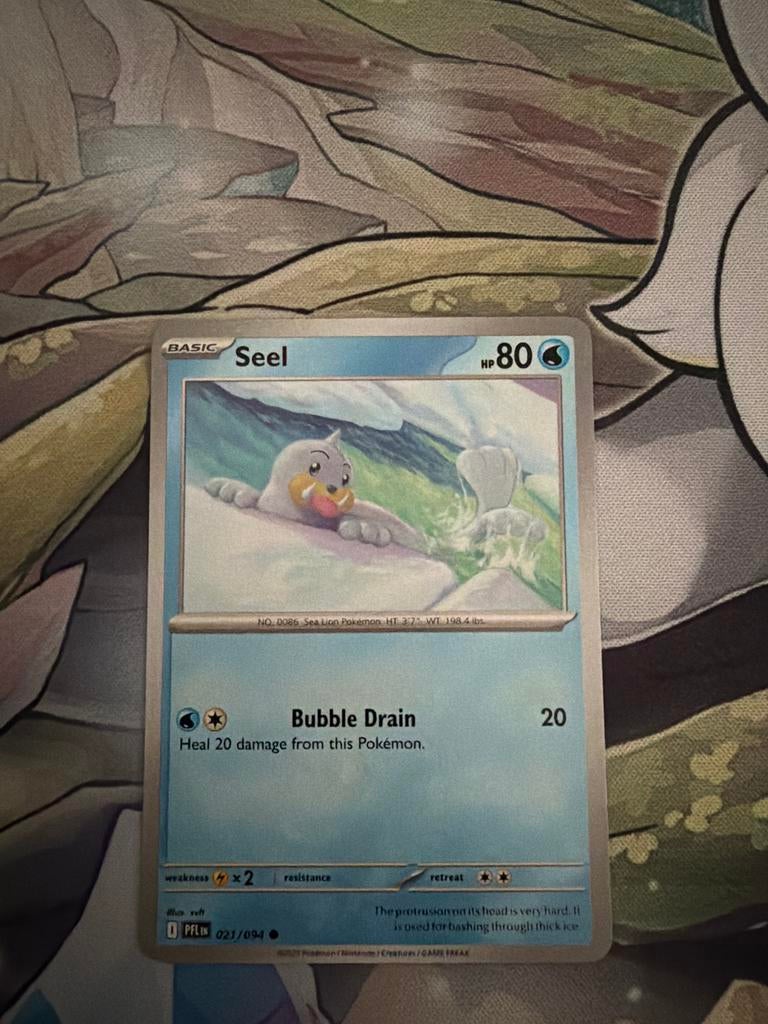 Pokémon Kaart Seel #21 - PFLIN 021/094, Ophalen of Verzenden, Zo goed als nieuw, Losse kaart
