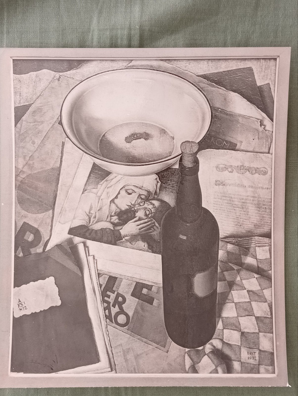 Louis Drent foto jaren 50-60 Stilleven Dick Ket, Ophalen of Verzenden