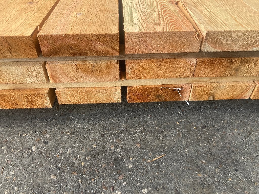 balken-planken-geveldelen-regels-Western Red Cedar-44x146mm, Ophalen, Nieuw, Hardhout, 250 cm of meer