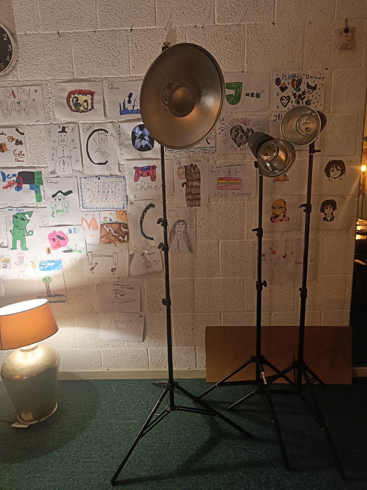 Metz bl400 studioset - 3 lampen en veel accessoires, Ophalen, Lamp of Flitsset, Gebruikt, Inclusief lampen