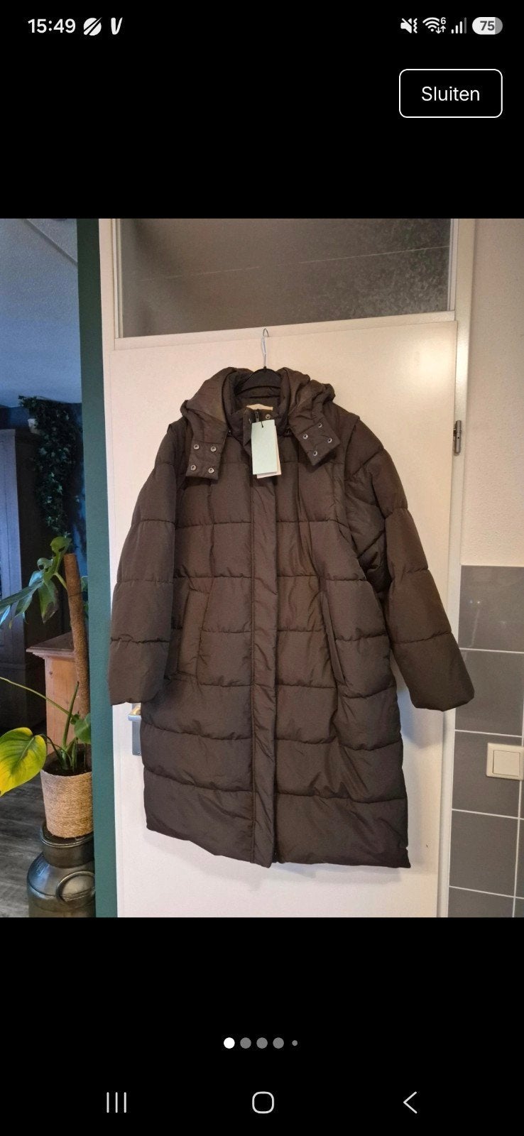 winterjas Peppercorn, Bruin, Maat 46/48 (XL) of groter, Nieuw, Ophalen of Verzenden