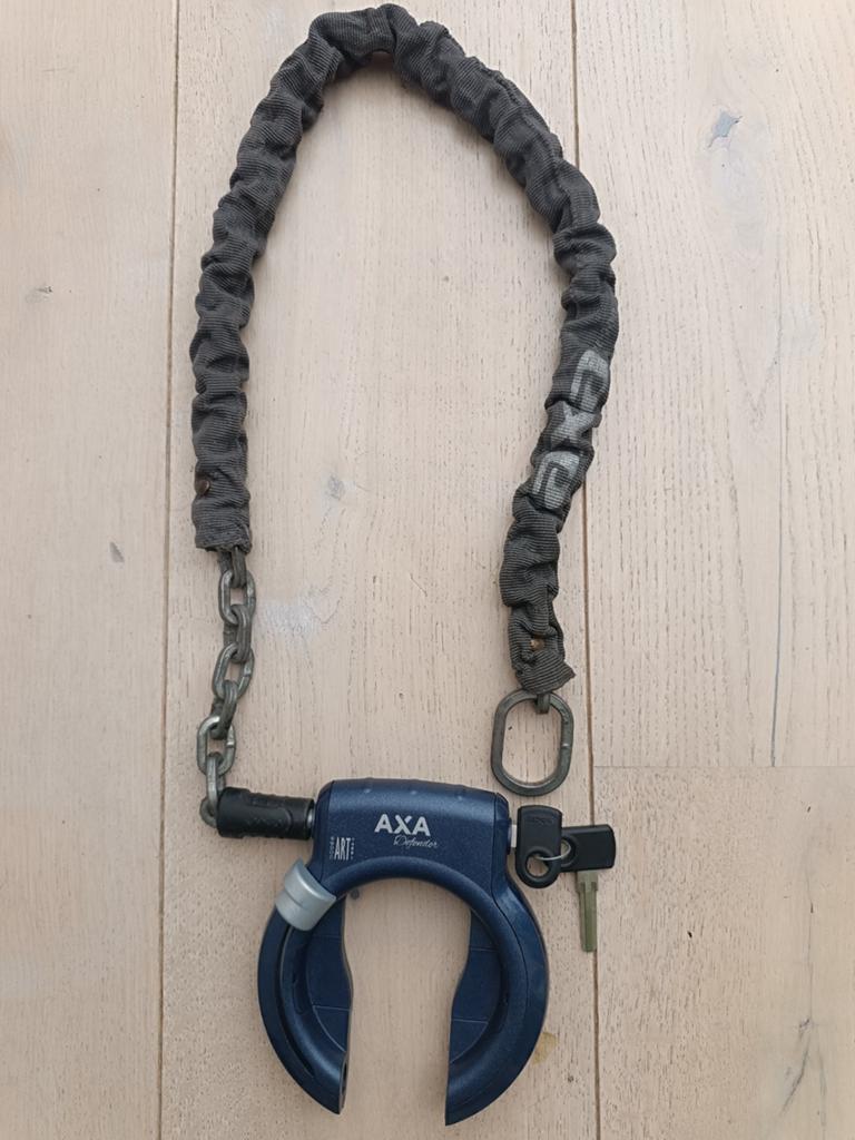 insteek ketting voor bv Axa slot., Ophalen of Verzenden, Nieuw, Insteekslot